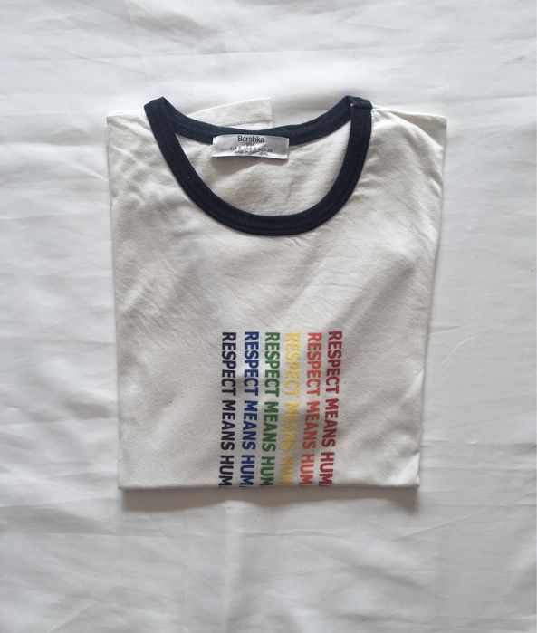 T-shirt branca LGBT
