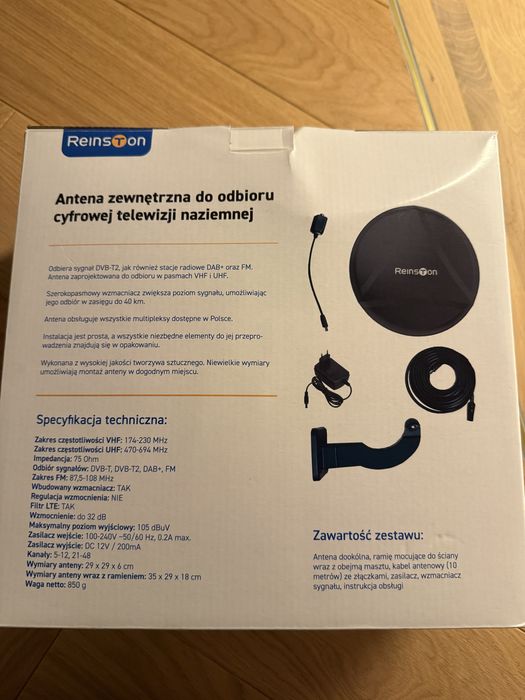 Antena zewnetrzna dookólna DVBT