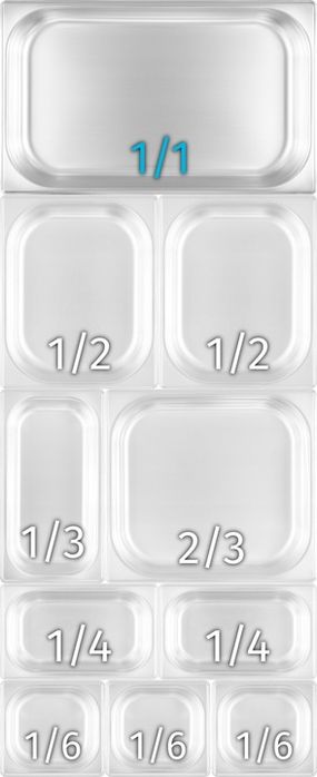 pojemnik gastronomiczny gn 1/1 150mm 19.5l stal nierdzewna technica