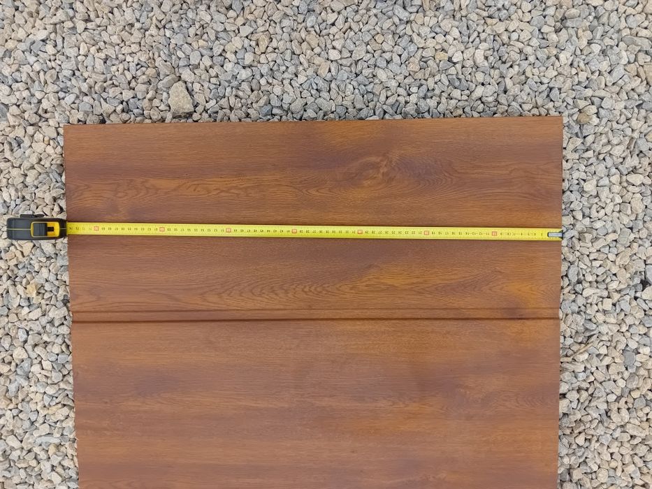 Panel bramy segmentowej zloty dąb