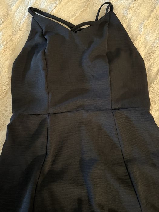 Vestido comprido preto