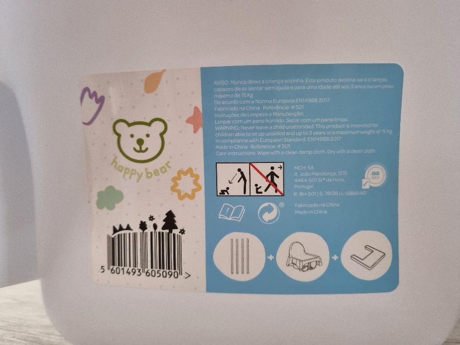 Cadeira de refeição para bebé