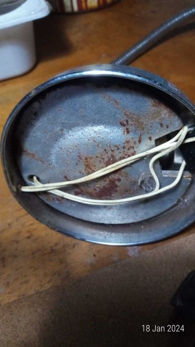 Candeeiro de secretária industrial vintage