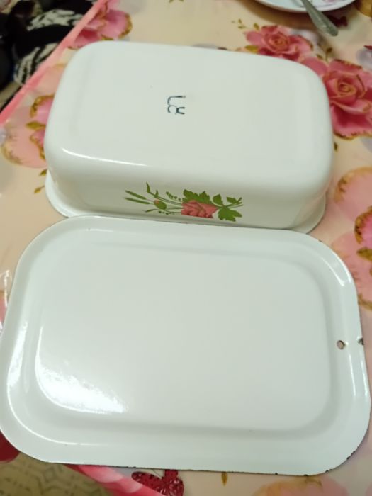 Лоток емальований, посуд кухонний