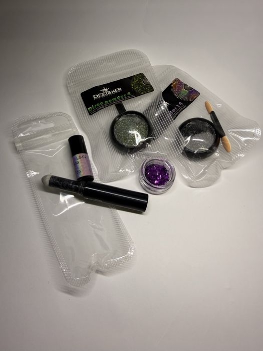 Гель лаки SofiNail, база shade , декор(втирки), хлопья