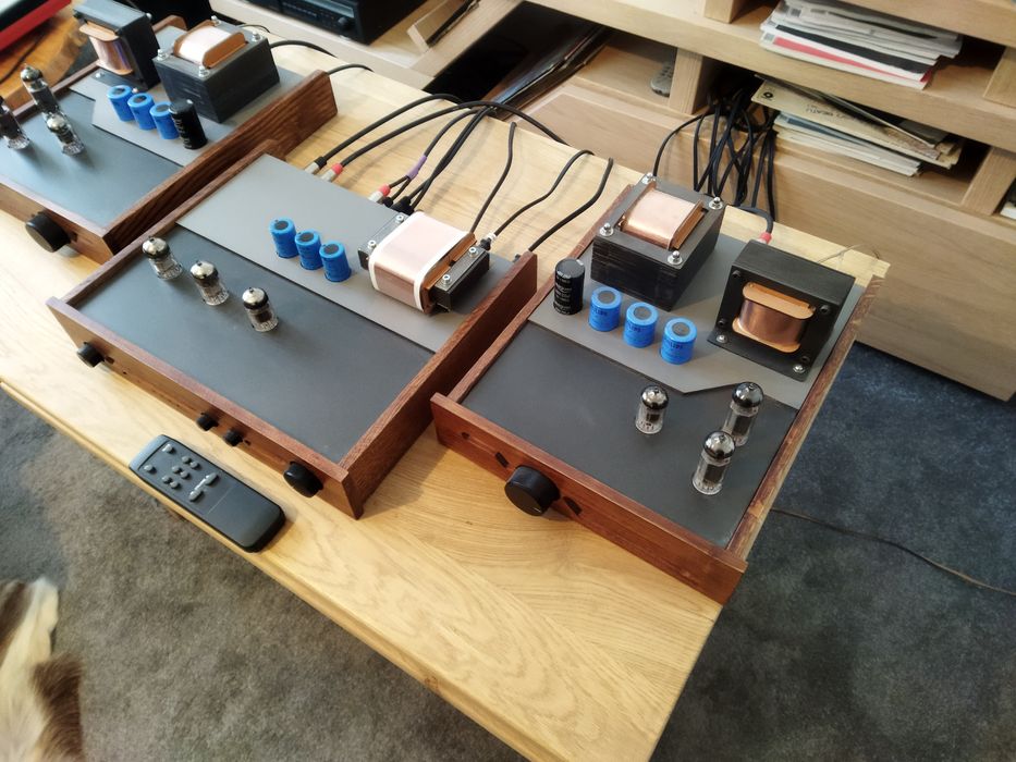 Wzmacniacz lampowy monoblok preamp