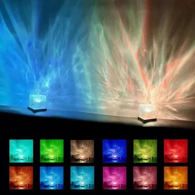 Нічник-проєктор КУБ RGB з пультом
