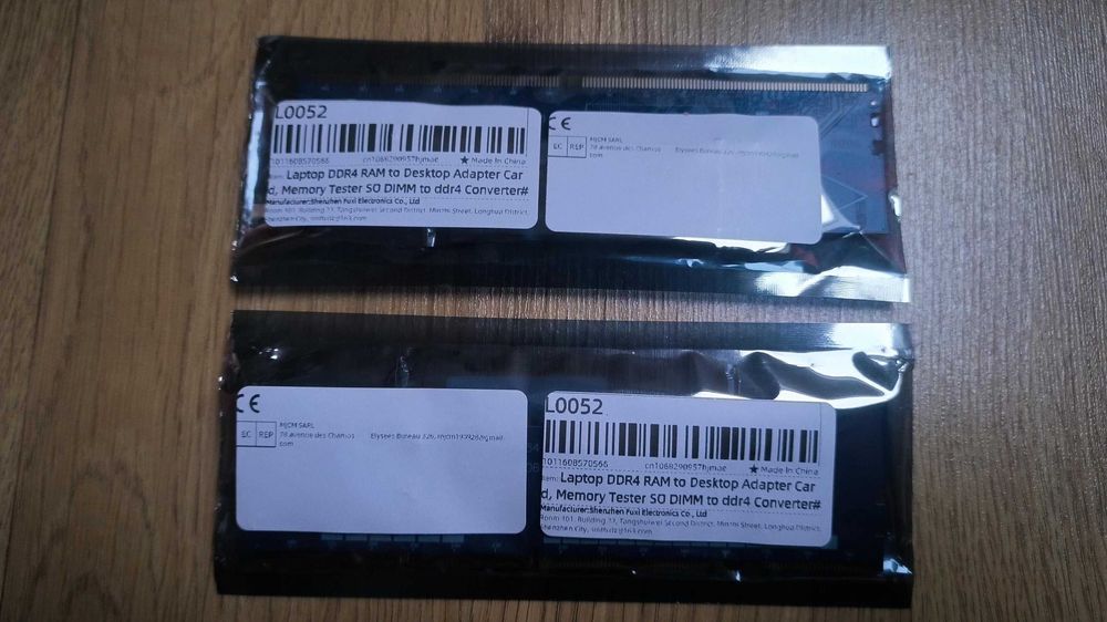 Adaptery Konwerter DDR4 SO-DIMM do PC DIMM