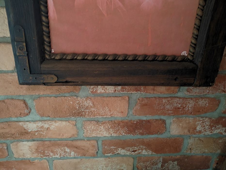 Stara drewniana rama