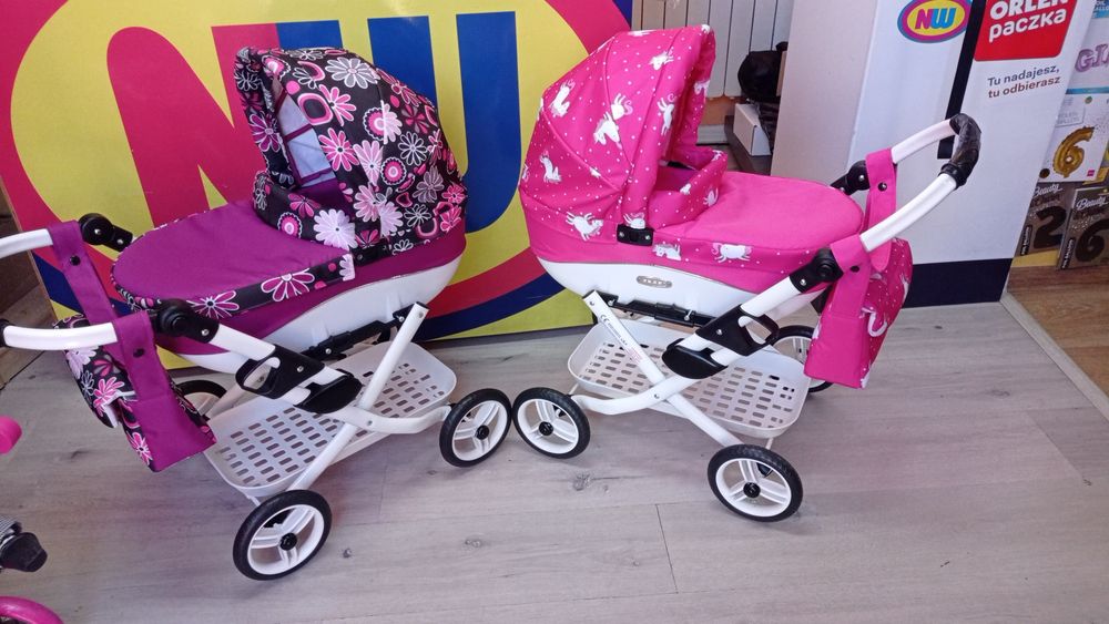 Nowe wózki dla lalek idealne na prezent