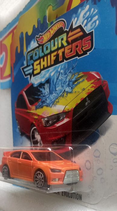 Mitsubishi lancer evolution hot wheels colour shifters