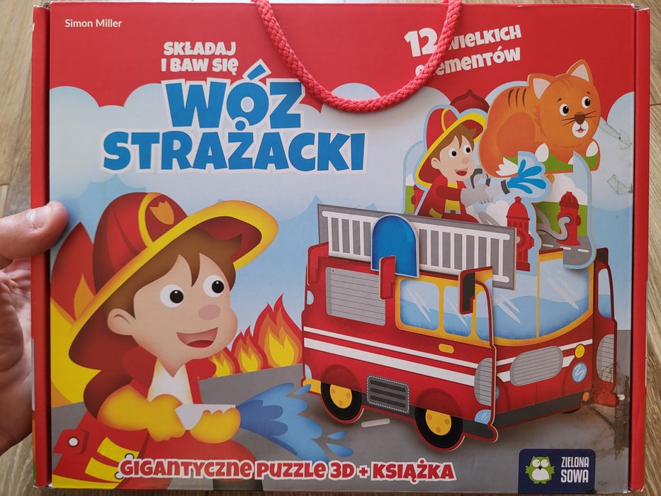 Puzzle 3D wóz strażacki