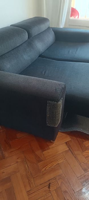 Sofá com assento retrátil