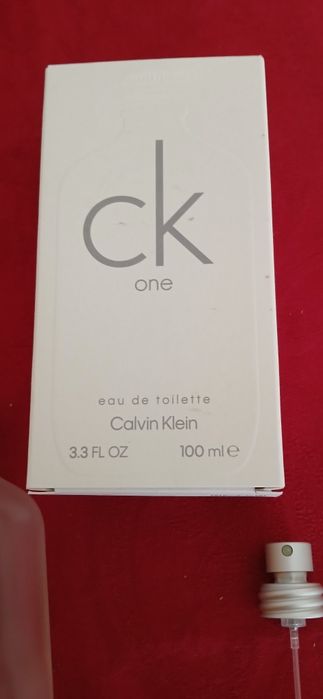 Frasco Calvin Klein One, vazio