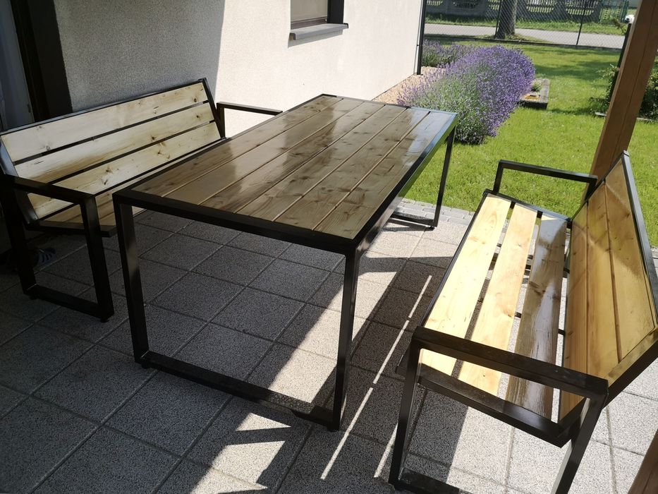 Nowoczesne meble ogrodowe tarasowe LOFT