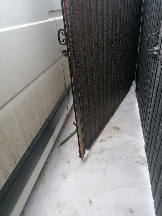 Ворота  розпашні  з металопрофеля