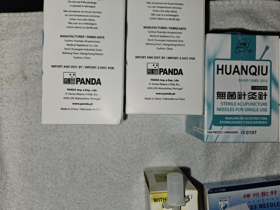 Kit de Ventosas de vidro SPA acupuntura agulhas