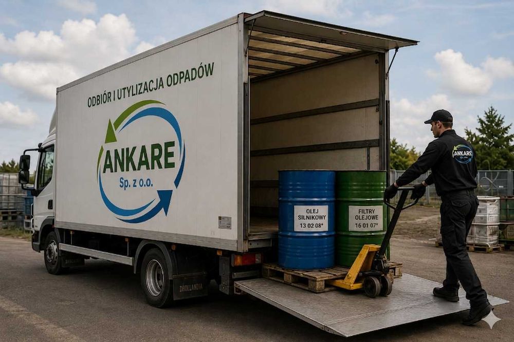 Odbiór i utylizacja odpadów z warsztatów i serwisów samochodowych / motocyklowych