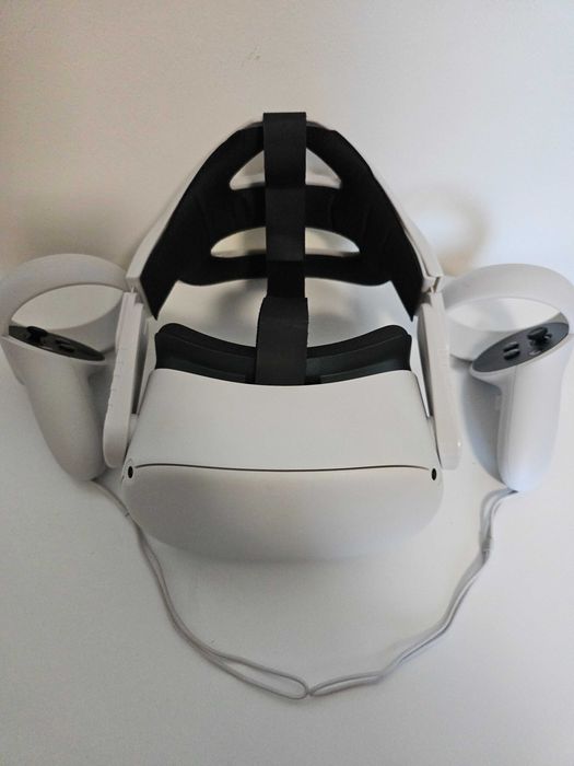 Gogle VR Meta Quest 2 128GB z Paskiem Elite Strap Przenieś się w Świat VR