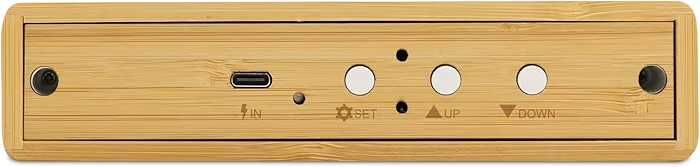 Budzik Cyfrowy LED Mooov Réveil Bamboo | Nowy