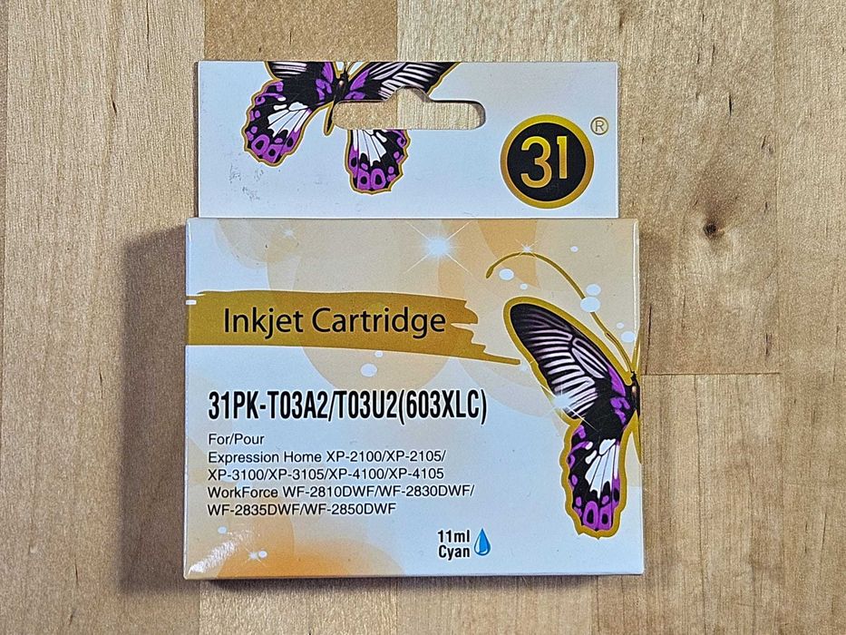 Tinteiro/cartucho EPSON 303XL BK/C/M/Y 16,5ml  ou 11ml (compatível)