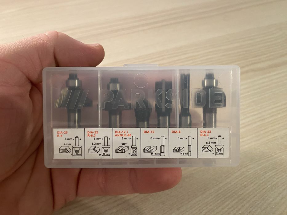 Набір фрез по дереву Parkside