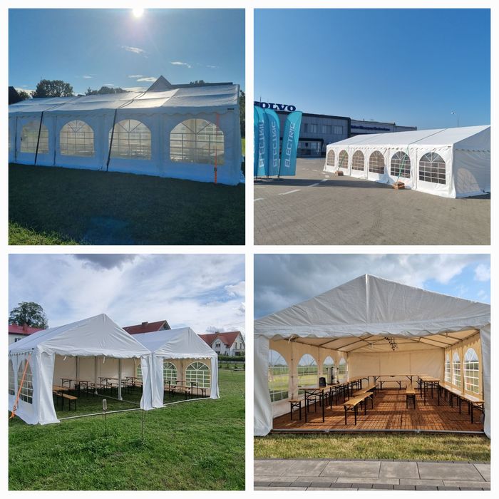 Wynajem namiotów imprezowych bankietowych, wypożyczalnia, dmuchańce