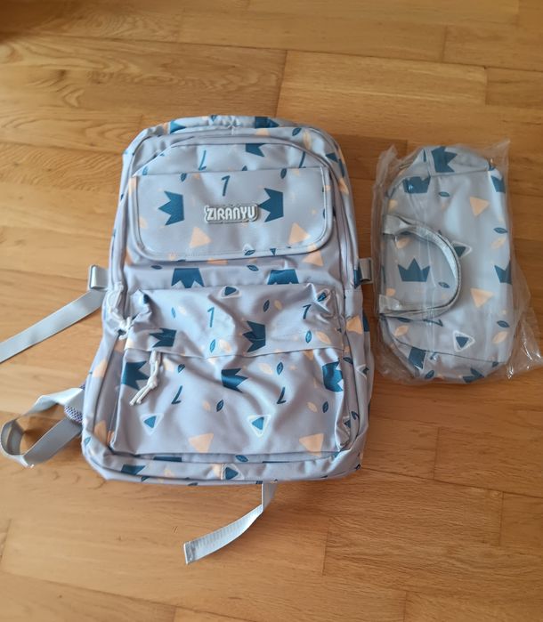 Conjunto Mochila + lancheira - Novos