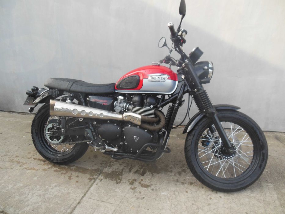 Triumph Scrambler 900  bonneville scrambler zard