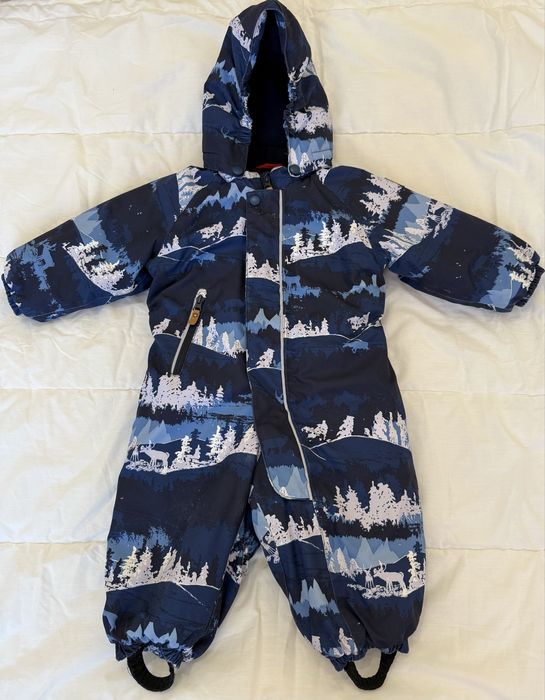 Зимовий дитячий комбінезон reima 74+6