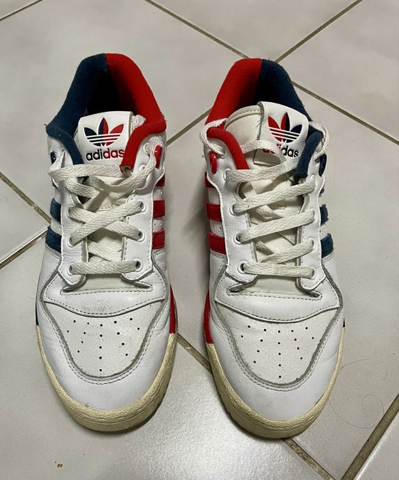 Adidas Rivalry Low Premium White Navy
