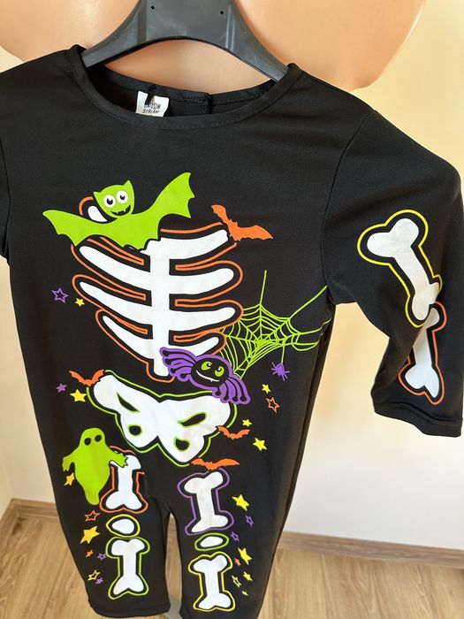 Strój przebranie na halloween kościotrup hallow scream