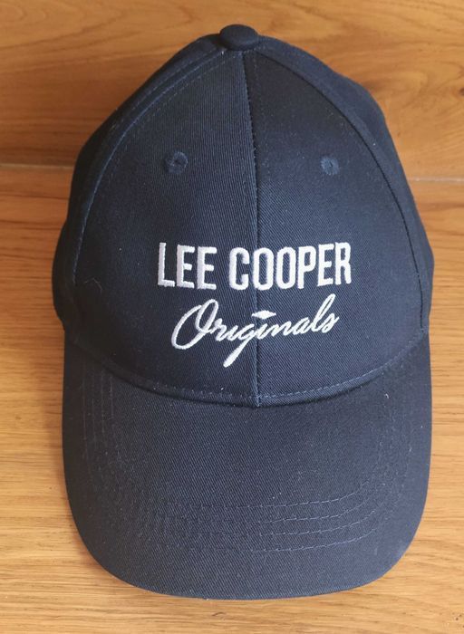 Czapka z daszkiem LEE Cooper - granatowa - NOWA niebieska