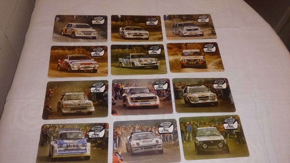 rallye de portugal 1986 vinho do porto (12 calendários) coleç completa