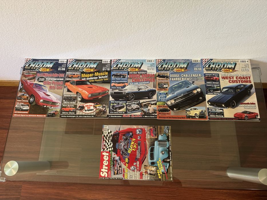 5 журналів CHROM und flammen автожурнал журнал авто