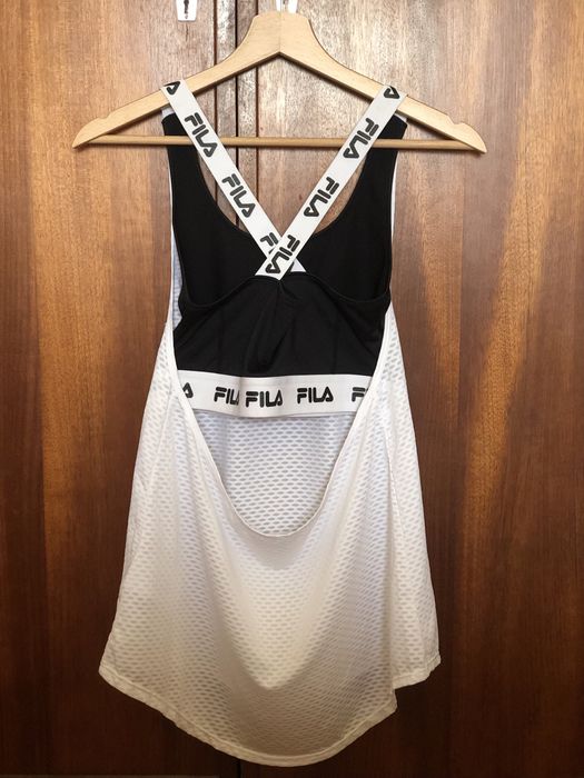 Top Fila com soutien interno