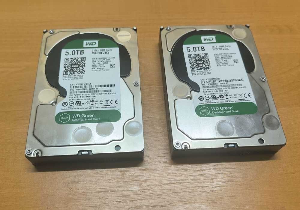Жорсткий Диск 5TB 5400 Western Digital Green SATA III