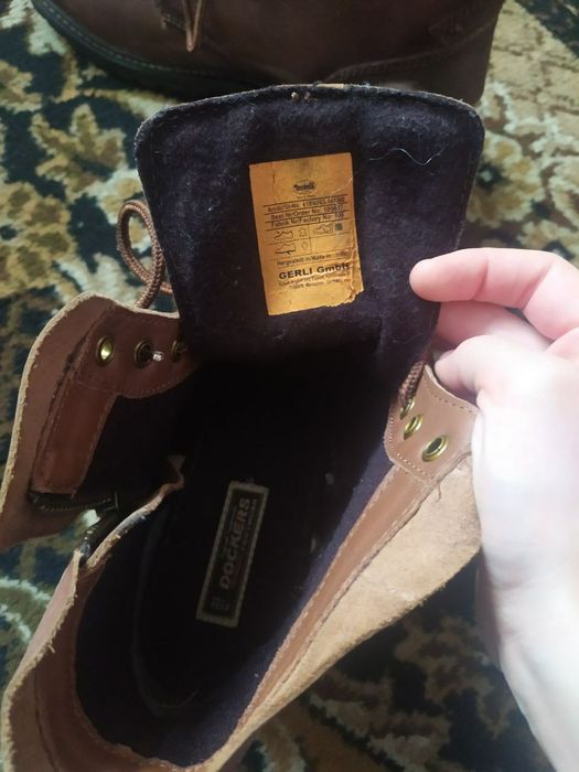 Dockers чоловічі шкіряні чоботи / ботинки