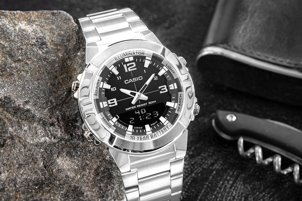 zegarek męski casio amw-870d-1avdf + box