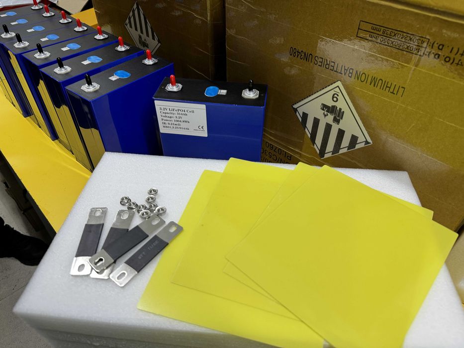 LiFePO4 314Ah та 280Ah EVE 3.2V комірки акумул. літій залізо фосфатні
