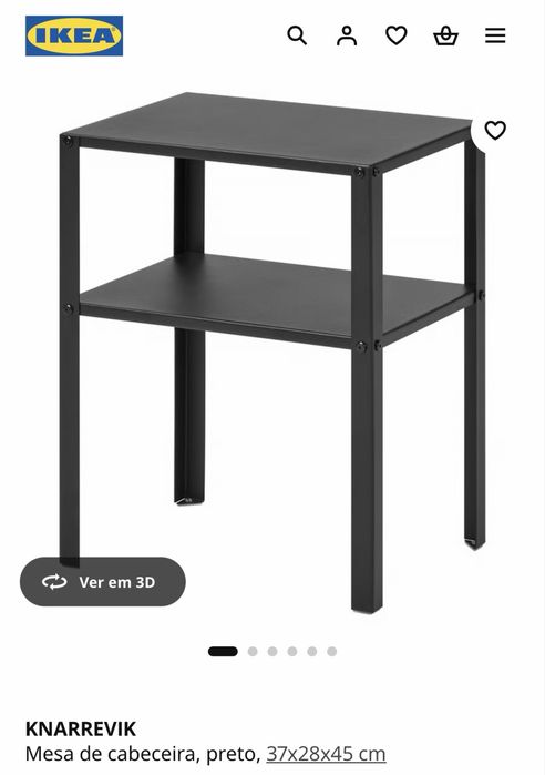 IKEA - Mesas cabeiceira, movel apoio ( 4 items)