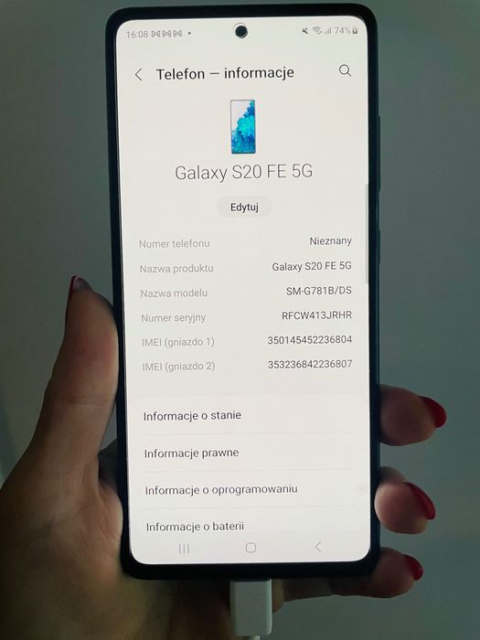 Samsung S20 FE 5g 256gb