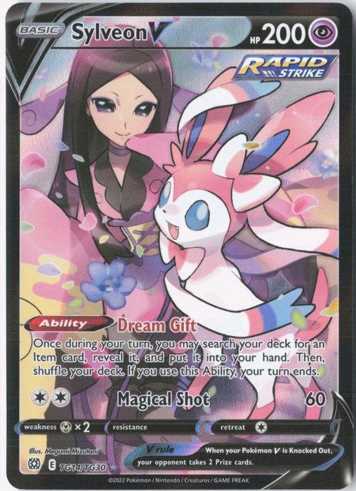 Karta pokemon sylveon Tg14