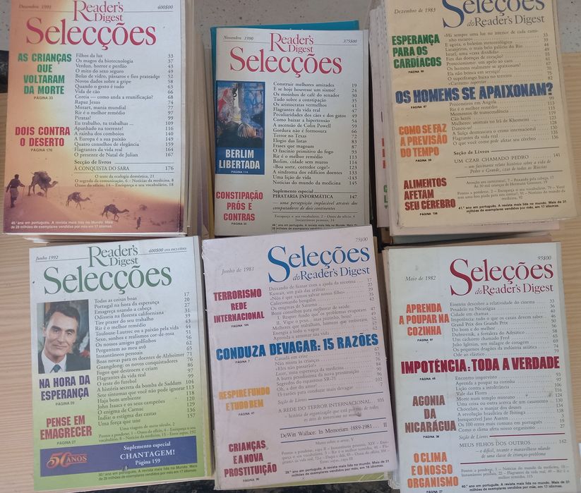 Revistas das Selecçoes do Reader Digest