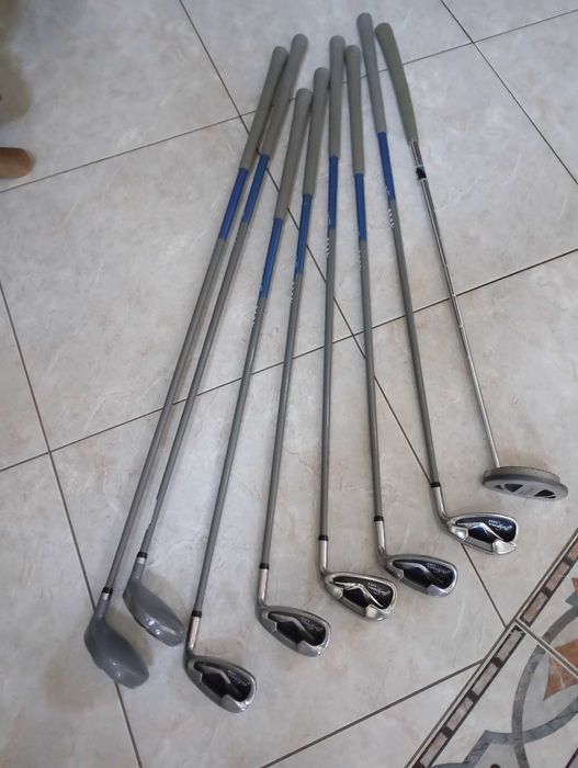 Paço de golfe e saco