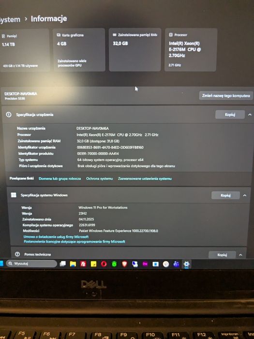 Dell Precision 5530 | Xeon | 32GB RAM | Quadro P1000 | 4K | Win 11