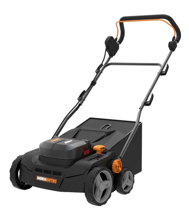 Aerator wertykulator WORX NITRO 2w1 40l 16 ostrzy WG855E.9