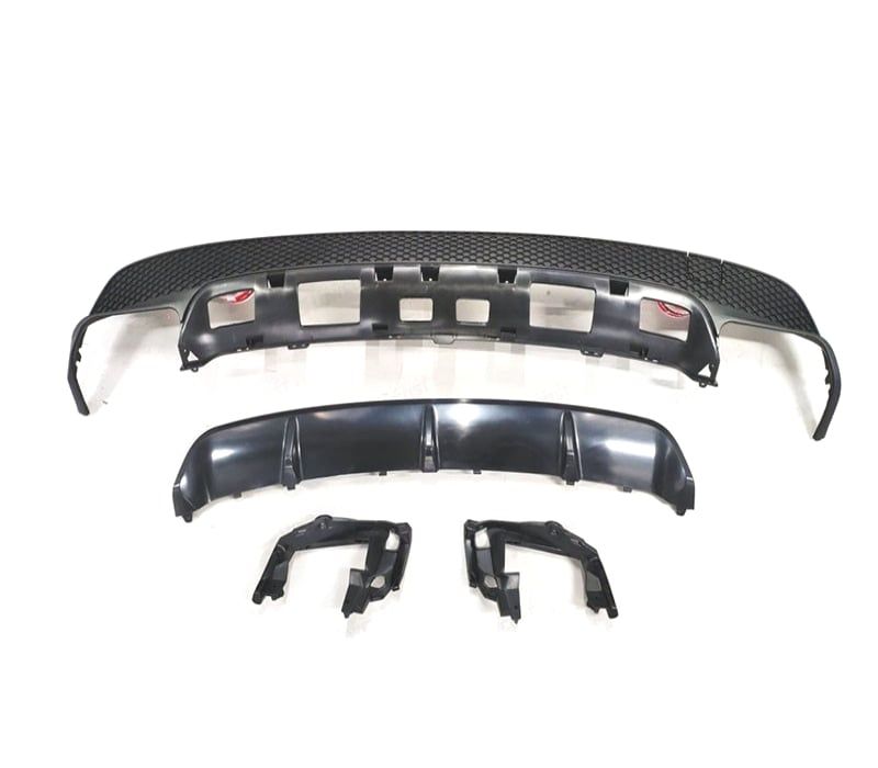 DIFUSOR MERCEDES CLA C117 DUPLA SAIDA LOOK AMG CLA45