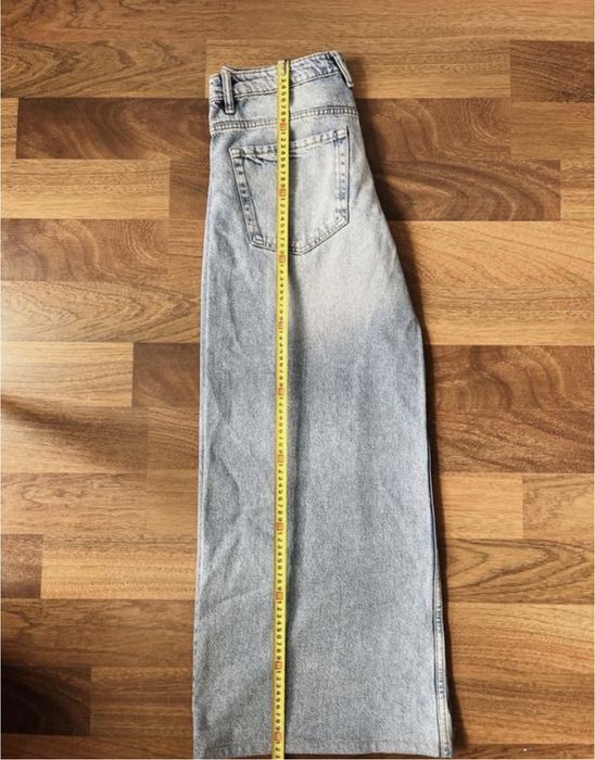 Широкі жіночі джинси ZARA на низькій посадці