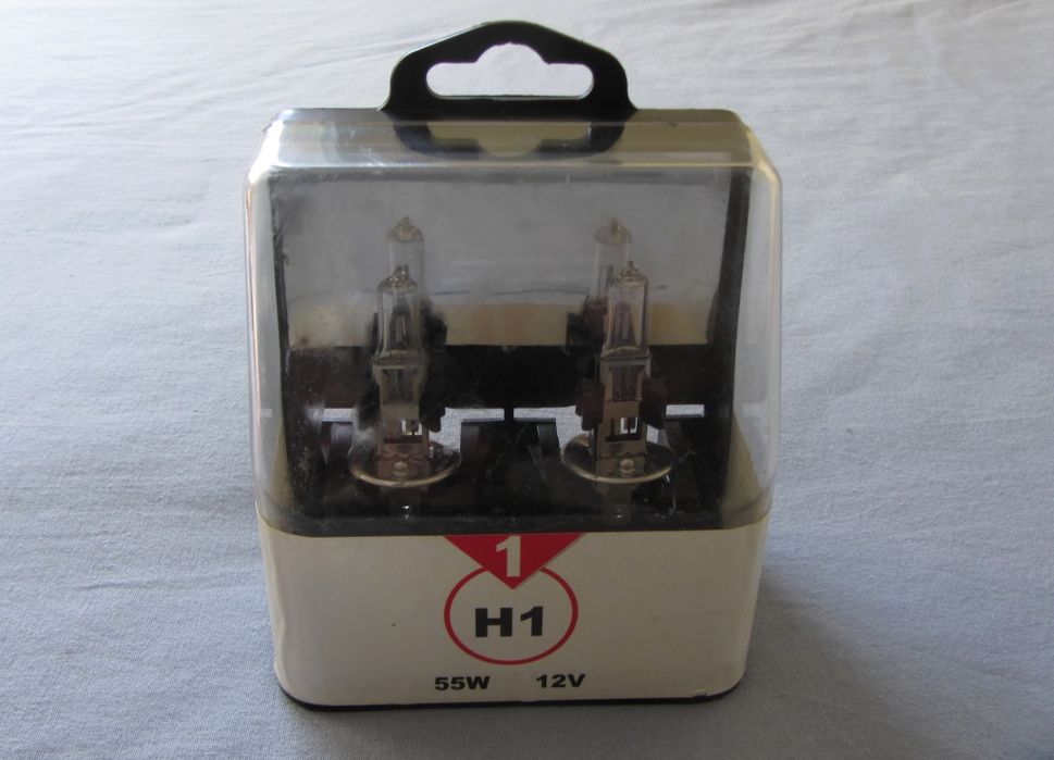 Lote 2 Lâmpadas H1 55W - 12V (NOVAS - faróis dianteiros)